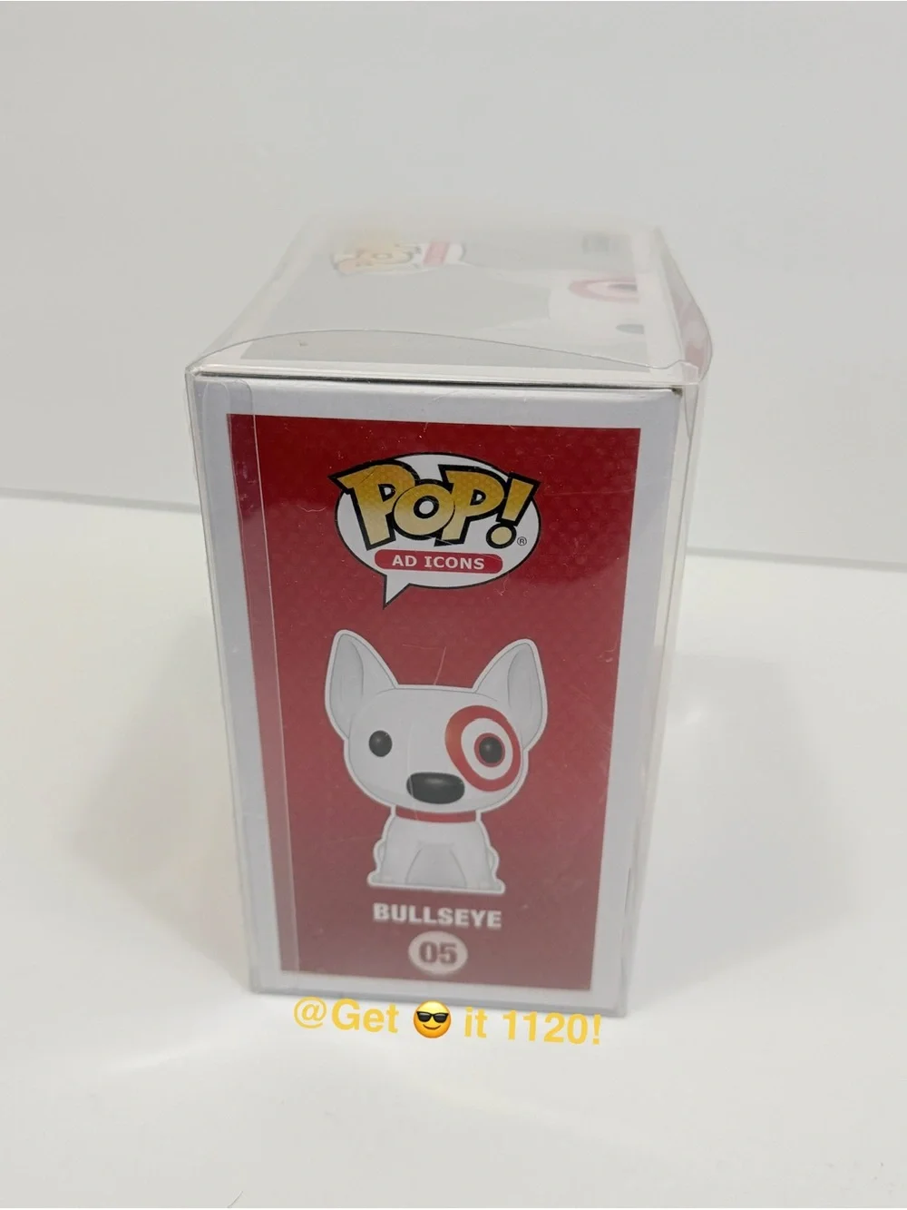 Funko POP! Ad Icons Target - Bullseye Flocked with Red Collar Protector included